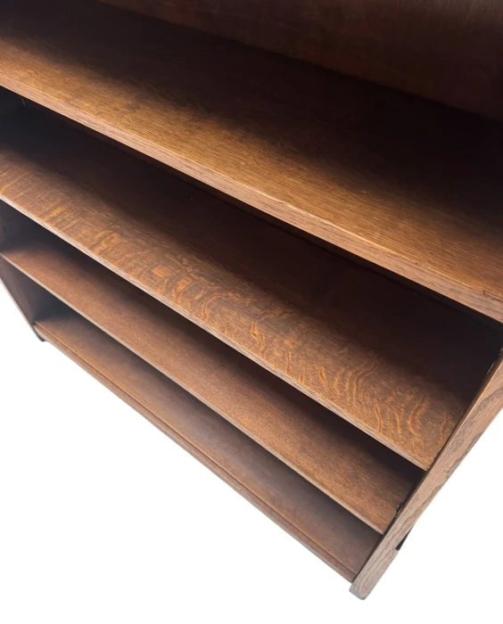 Art Deco Amsterdamse School Open Bookcase by Willem Penaat for Metz & Co., 1920s